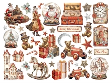 Stamperia Chipboard Die Cuts - Gear up for Christmas